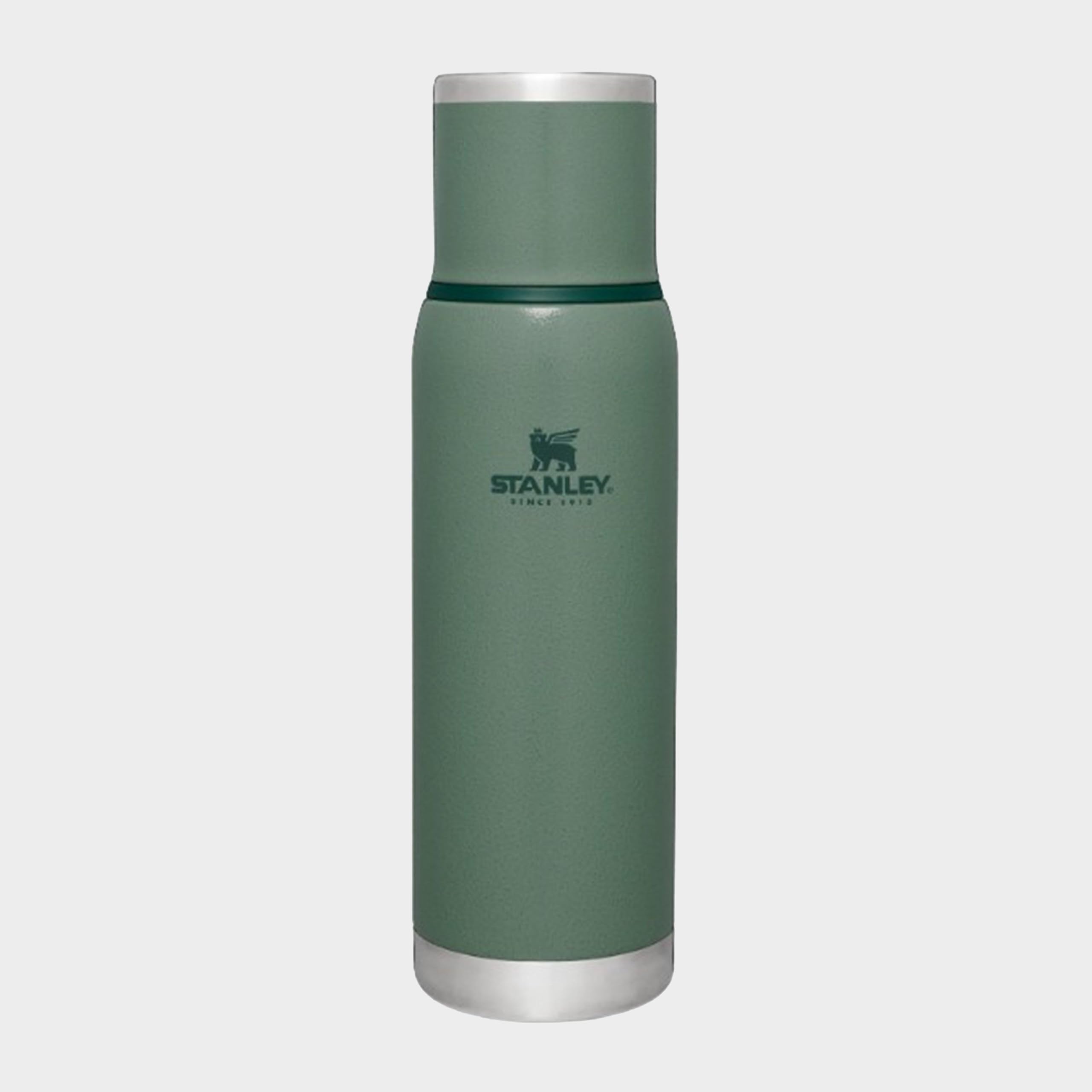 Stanley 1913 Adventure To-Go Bottle - 25 godzin gorąca - 27 godzin zimna - szczelna - izolowana pokrywka - Bez BPA - korek wlewu z kontrolą przepływu - Bez BPA - Do Mycia w Zmywarce