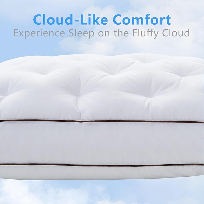 Almohada Queen Extra Suave con Funda de Algodón miniatura 3