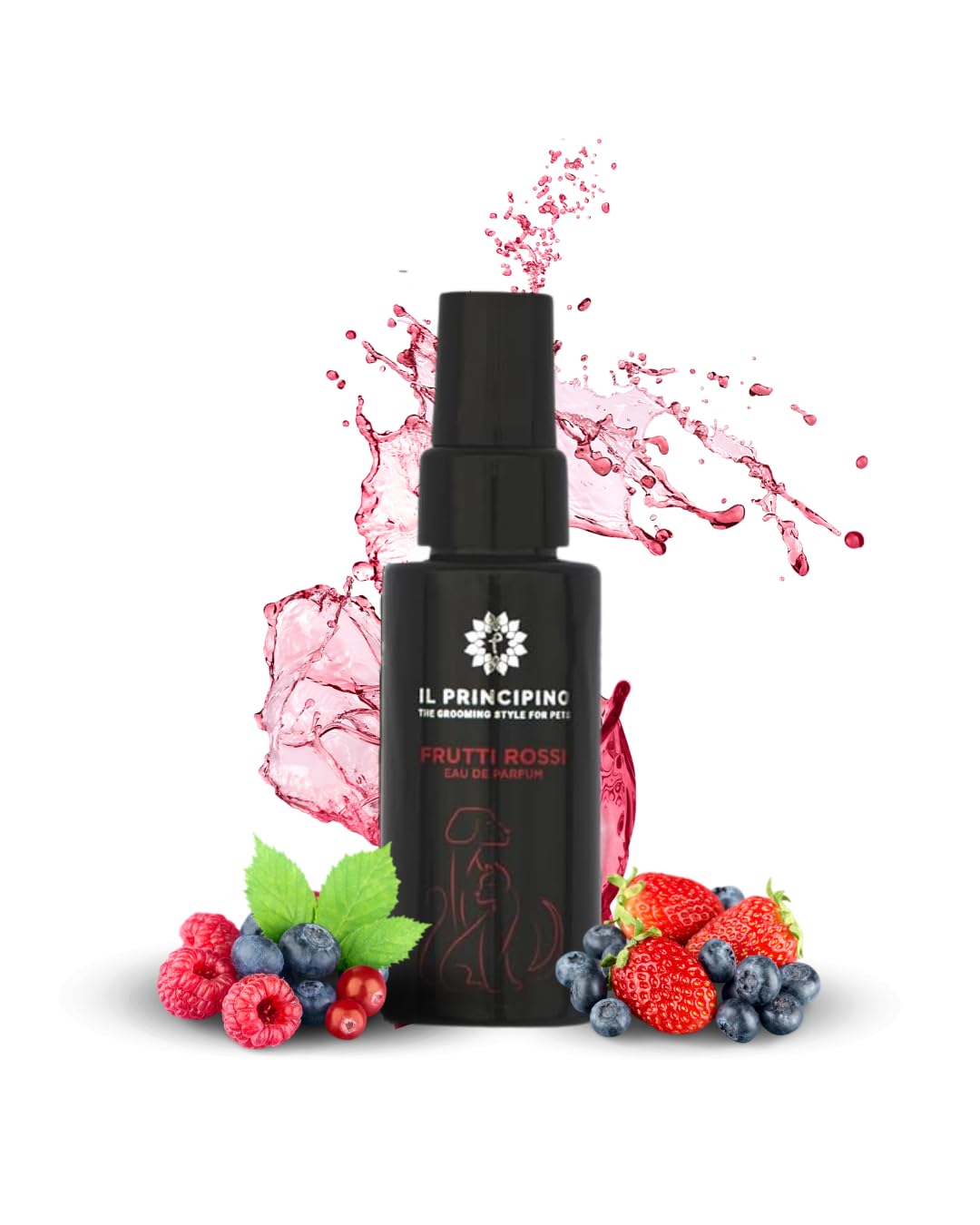 Il Principino Colonia para Perros y Gatos Natural - Aroma de Larga duraciòn, Desodorante también apropiado para Cachorros Spray. 50ml