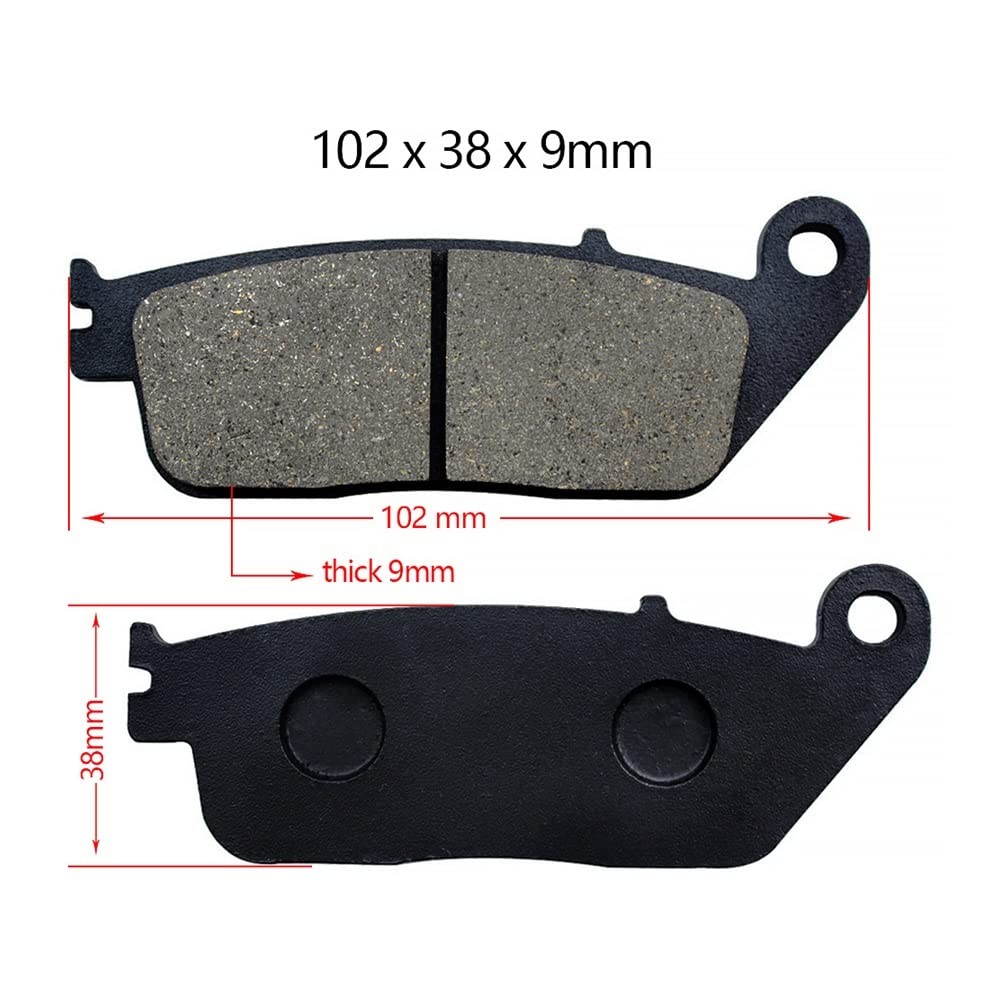 Plaquettes Frein Avant/Arrière Yerbay Semi-Métalliques - Suzuki Bandit 600, GSX 400, GSX 650 - Freinage Sec/Urgence