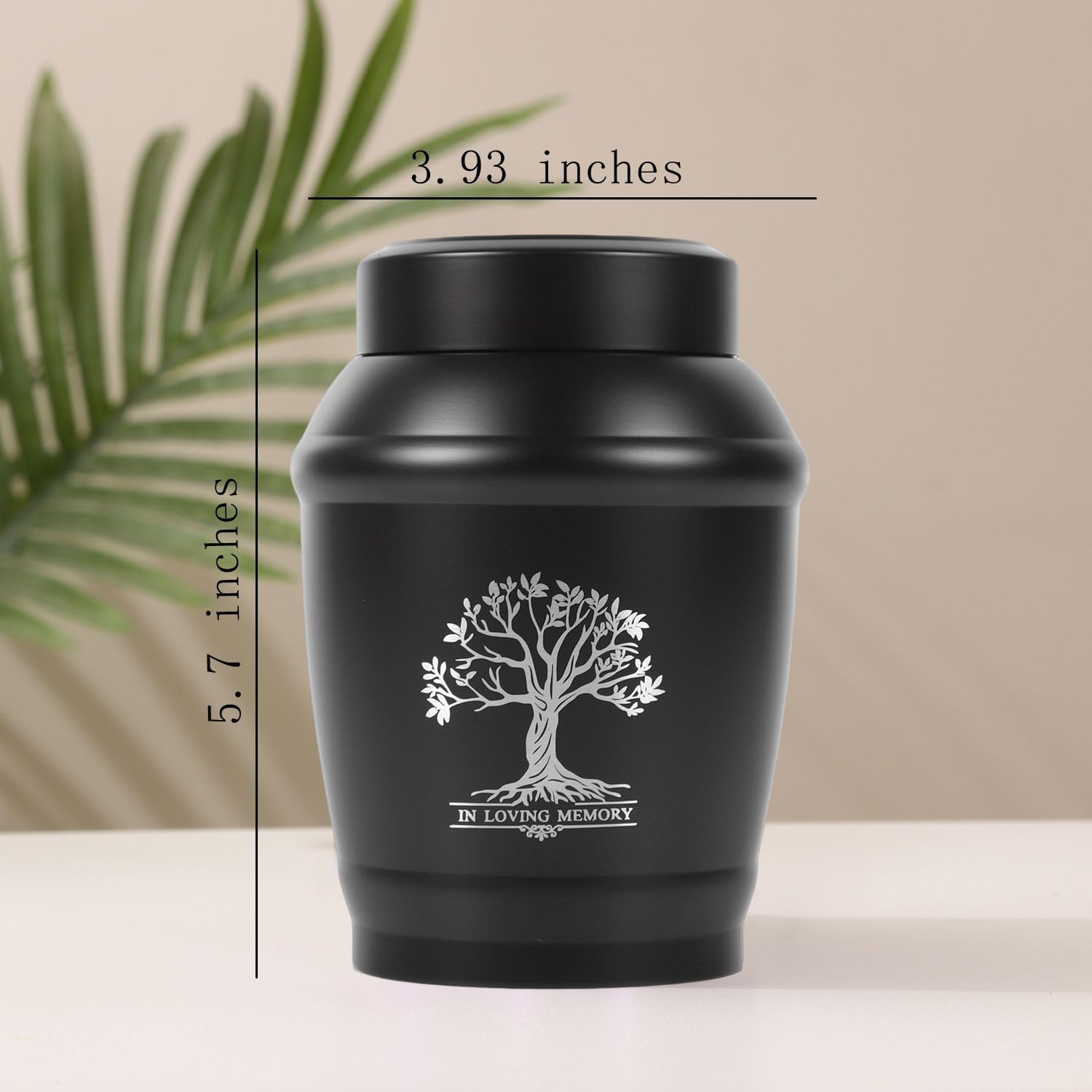 Decorative Medium Urns for Ashes Up to 50 lbs, Tree of Life Urn for Mom Dad, Cremation Urns for Human Ashes Adult Male Female