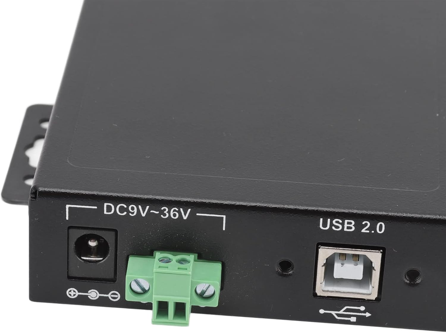 USB to 2 Port RS232 Serial Adapter, Versatile Industrial Wall Mount Design Provides Double Buffer, Metal Housing Plug and Play Suitable for Pos Applications