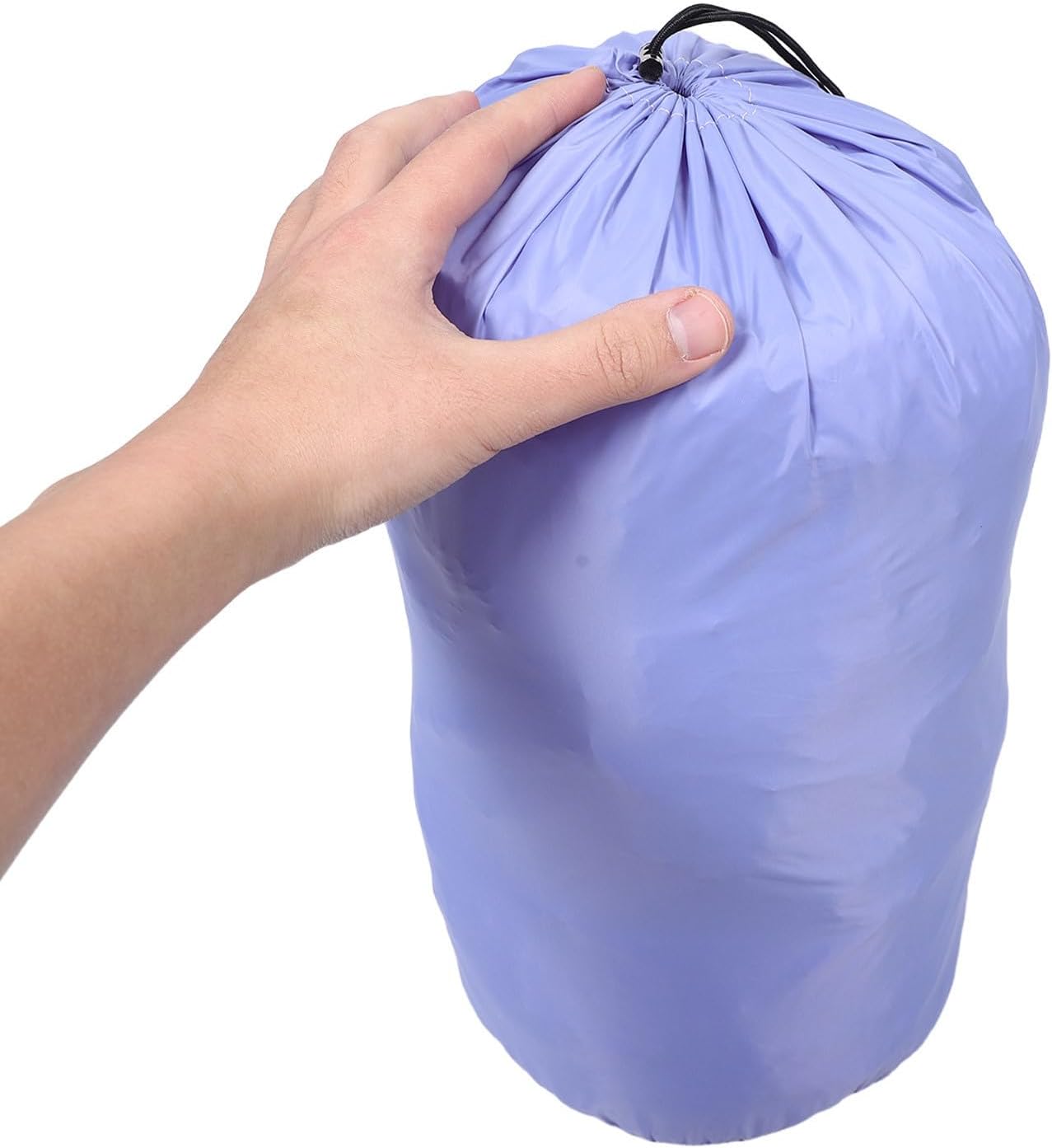 CHILDWEET 2pcs Waterproof Nylon Drawstring Bag for Travel Gear and Clothes, Portable Storage Protection Pouch for Swimming and Gym, Leakproof Laundry Wet Bag for Outdoor Use image 4