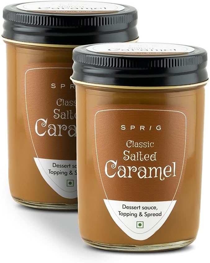 S P R I G Classic Salted Caramel Rich and Sticky, 290 (Pack of 2)