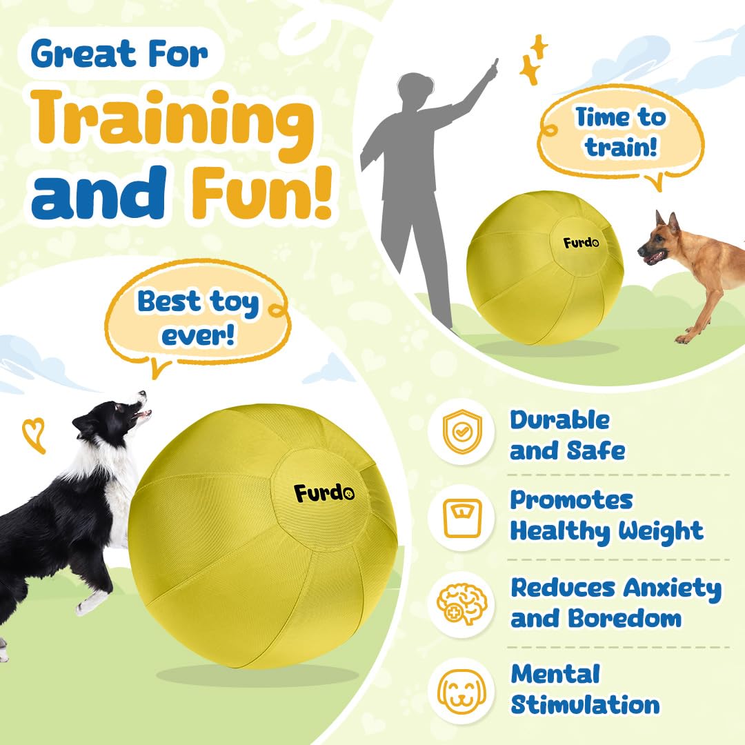 Pelota de pastoreo para perros, para pastor australiano, para perros de ganado, para Border Collie, para Blue Heelers y otros perros medianos a grandes, pelota de perro de pastoreo, juguetes