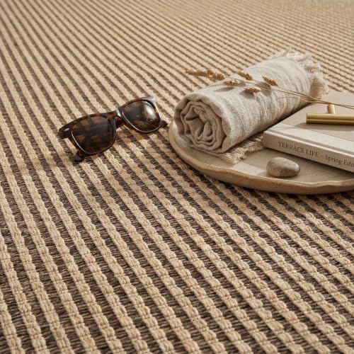 Paco Home Outdoor Teppich Wetterfest, moderner Jute-Look in natürlicher Sisal Optik, Robust, ideal für Terrasse Wohnzimmer & Küche… – Ansicht 3