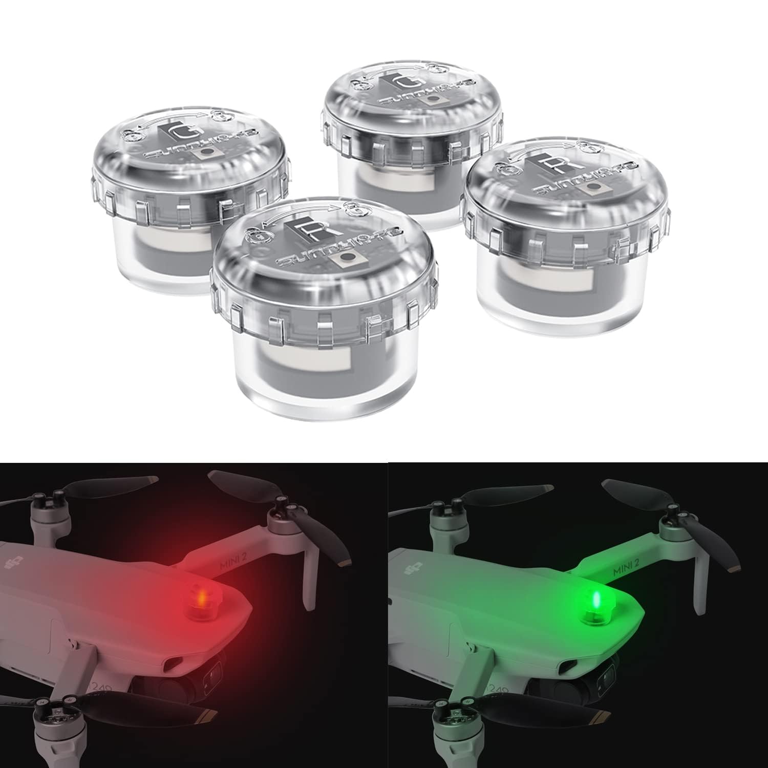 Amazon.com: 4Pcs Drone Strobe Lights, Anti Collision Light for