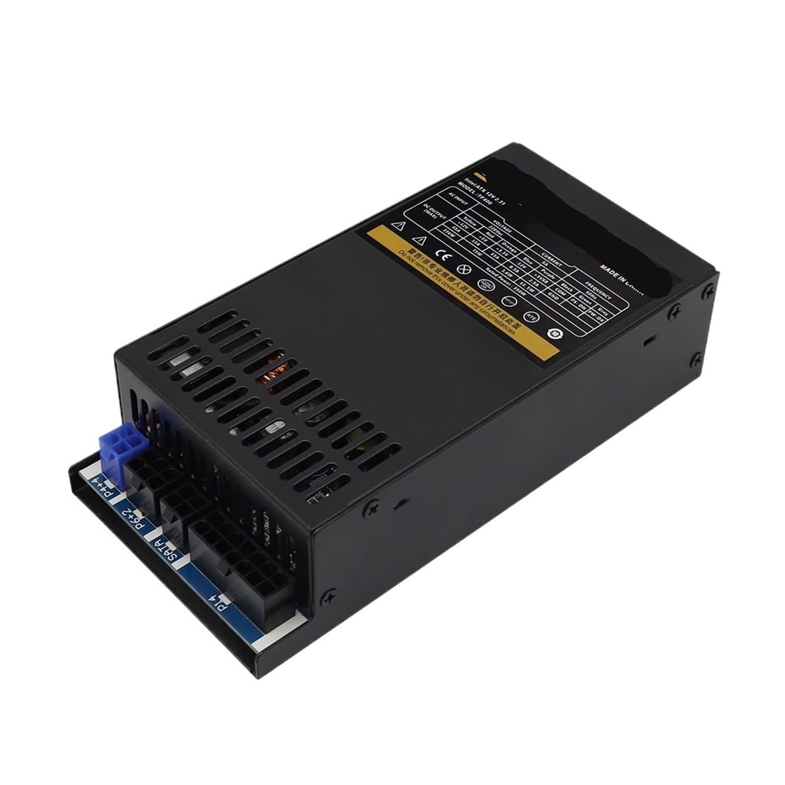 Alimentation 1U 350W TF400 anti micro coupure câbles fixes
