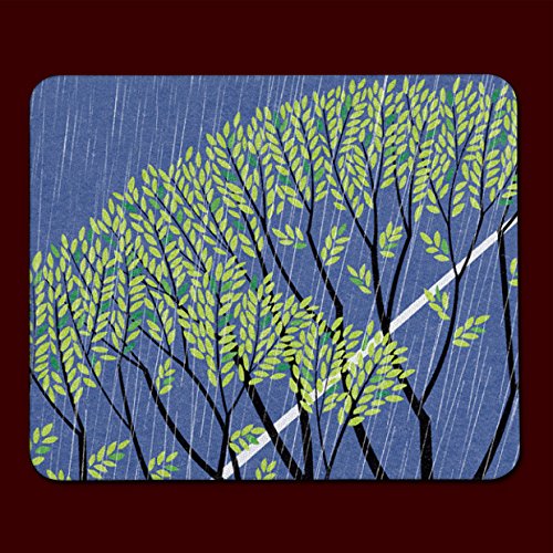 Tapis de souris jeux personnalisés antidérapant et ergonomique arbre créatif
