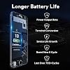 Batería de reemplazo LL TRADER para iPhone 13 con kit de reparación 24000 | Batería de reemplazo de alta capacidad de 24000 mAh para modelo A2482, A2631, A2633, A2634, A2635 6