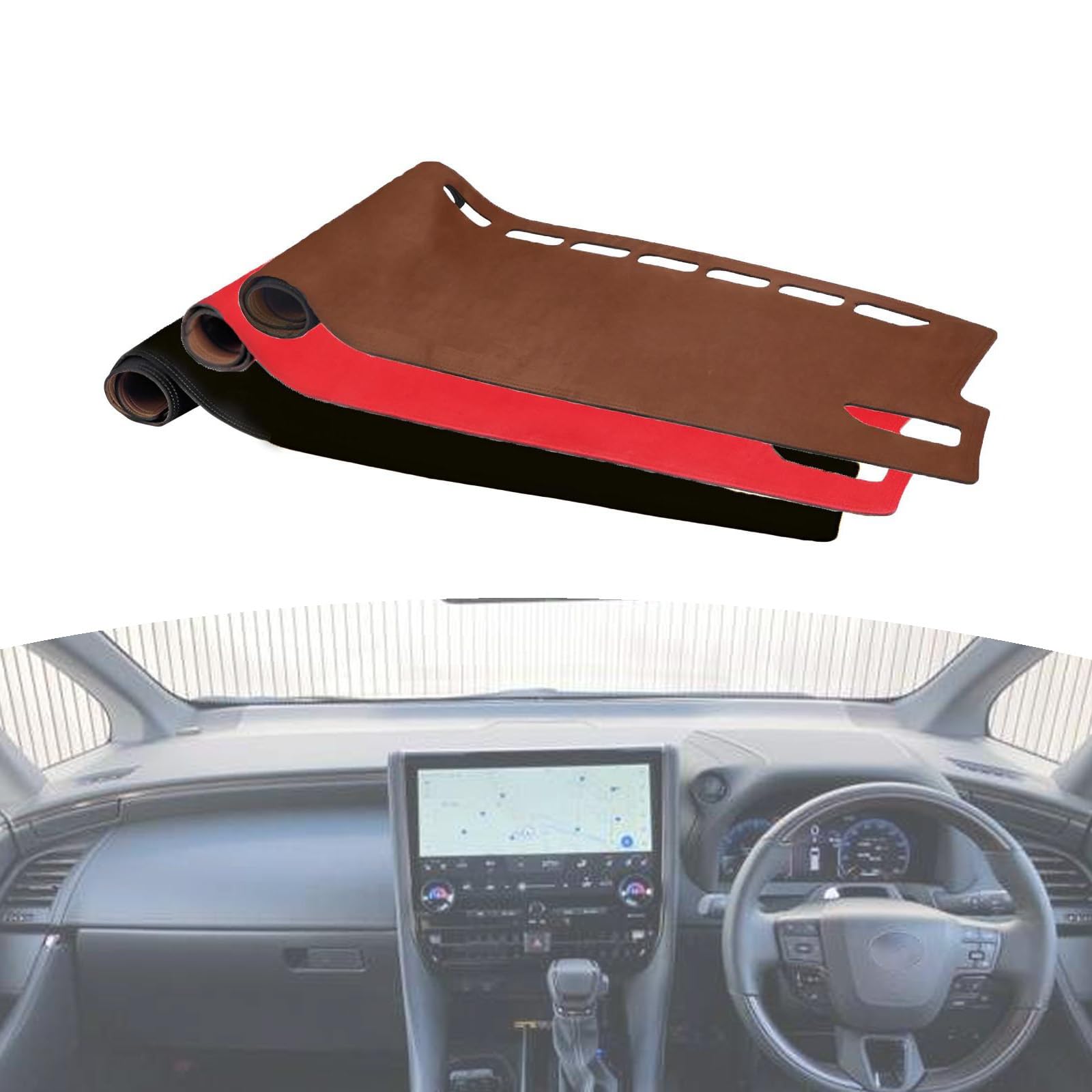 Amazon.co.jp: Coeokss ダッシュボードマット 車 ダッシュボードカバー