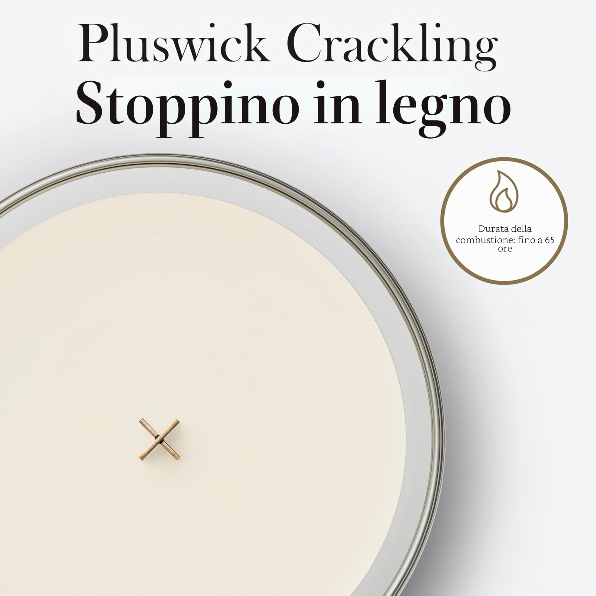 WoodWick | Candela Media | White Teak | Ottimo regalo per donne