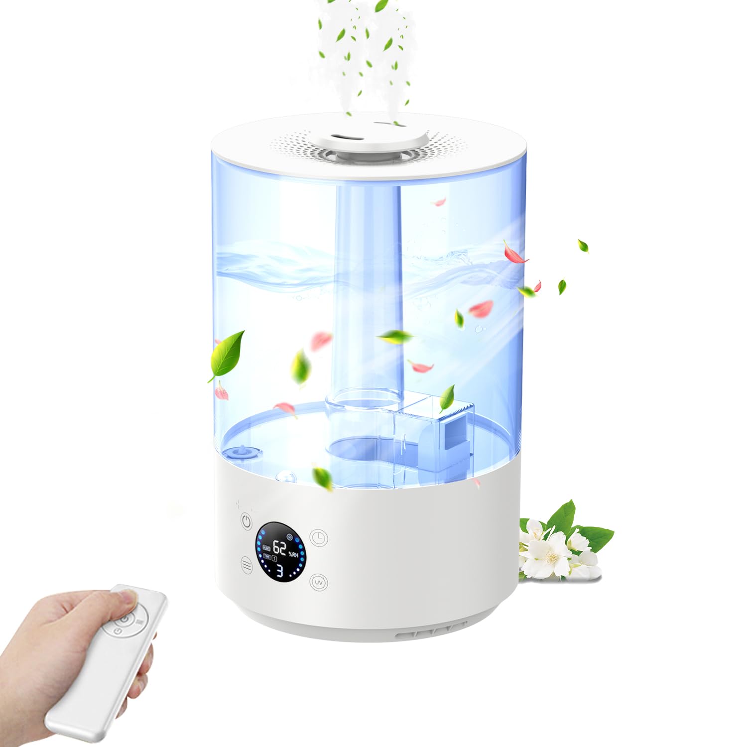 加湿器 超音波式加湿器 アロマディフューザー 卓上 3段階調整 Amazon.co.jp: 加湿器 卓上 かわいい アロマ 超音波式 JAYFAN
