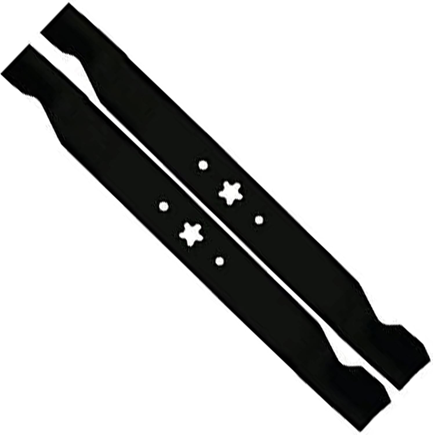 Mr Mower Parts 2-Blade Set for 42-Inch Cut Deck Compatible with Poulan Husqvarna Craftsman Replaces OEM 127843 138971 138498 PP24004 138971X431 532138971 53-21278-43 53-21384-98