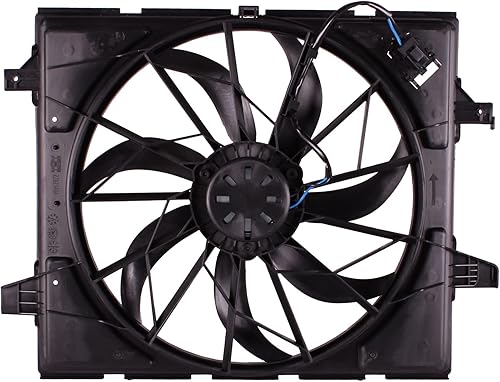 TYG - Ventilador de refrigeración de repuesto original (calidad CAPA) extra silencioso para Jeep Grand Cherokee 2011-2021 3.6L5.7L Std Duty,