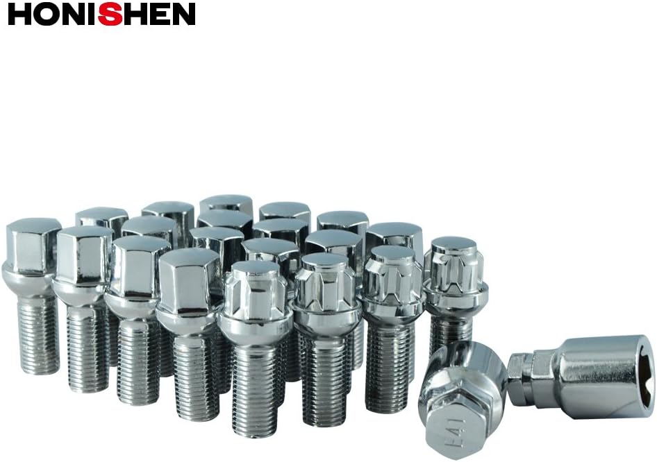 Honishen Ball Seat Wheel Bolt and Lock Bolt (14x1.5 Thread Size)