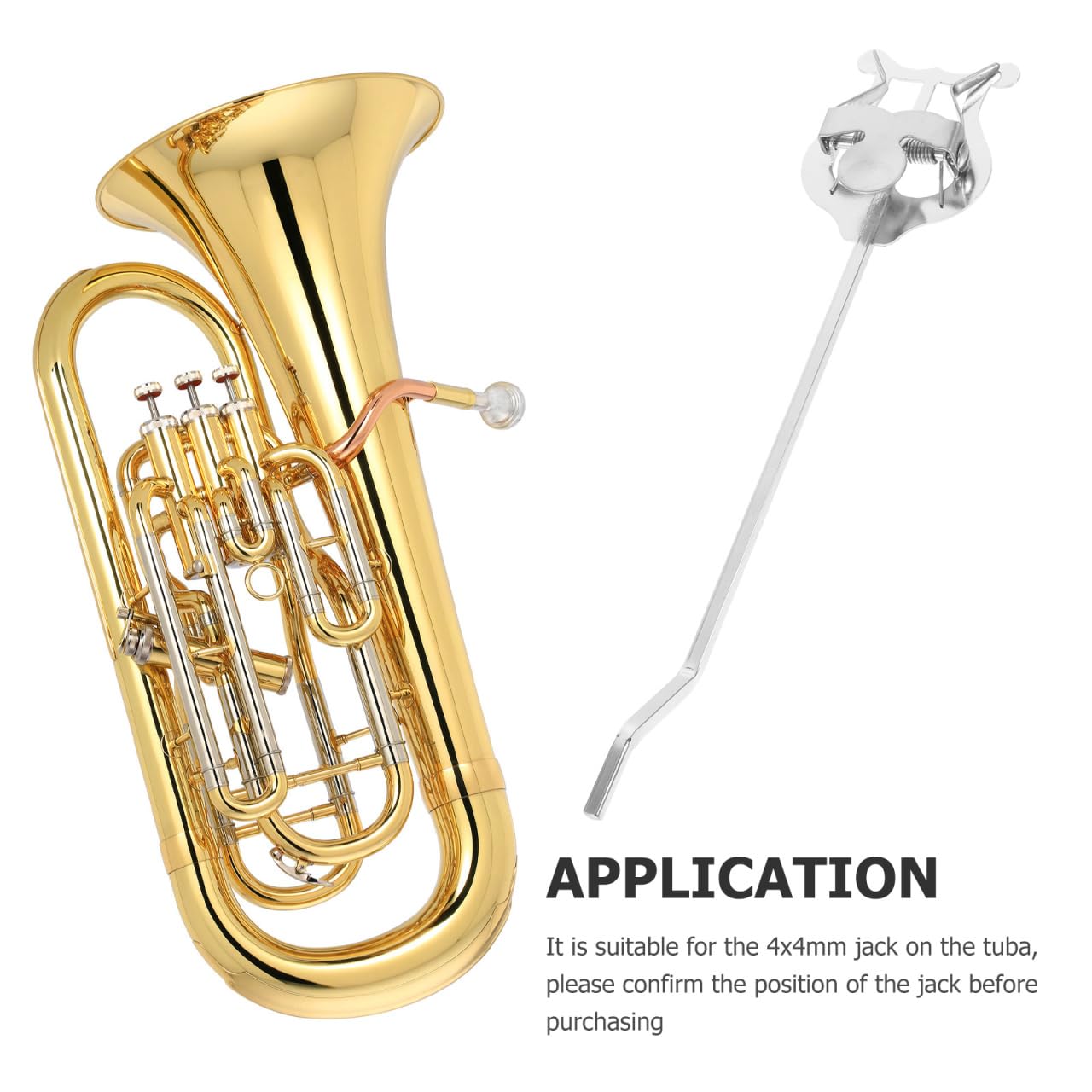 ifundom Pupitre Euphonium Lyra Clarinette Pince à partitions universel