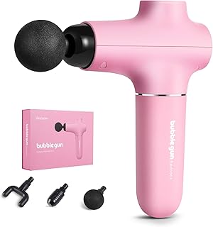 dexinoe mini pistola de masaje massager para mujeres portátil eléctrico masajeador de mano percusión músculo de tejido profundo para recuperación muscular de todo el cuerpo y alivio del dolor (rosa)