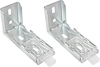 Vista 1 de Soporte de montaje con clip metálico a presión, 2 unidades, clips de soporte de montaje de cortina de código fijo para algunos listones de abeja