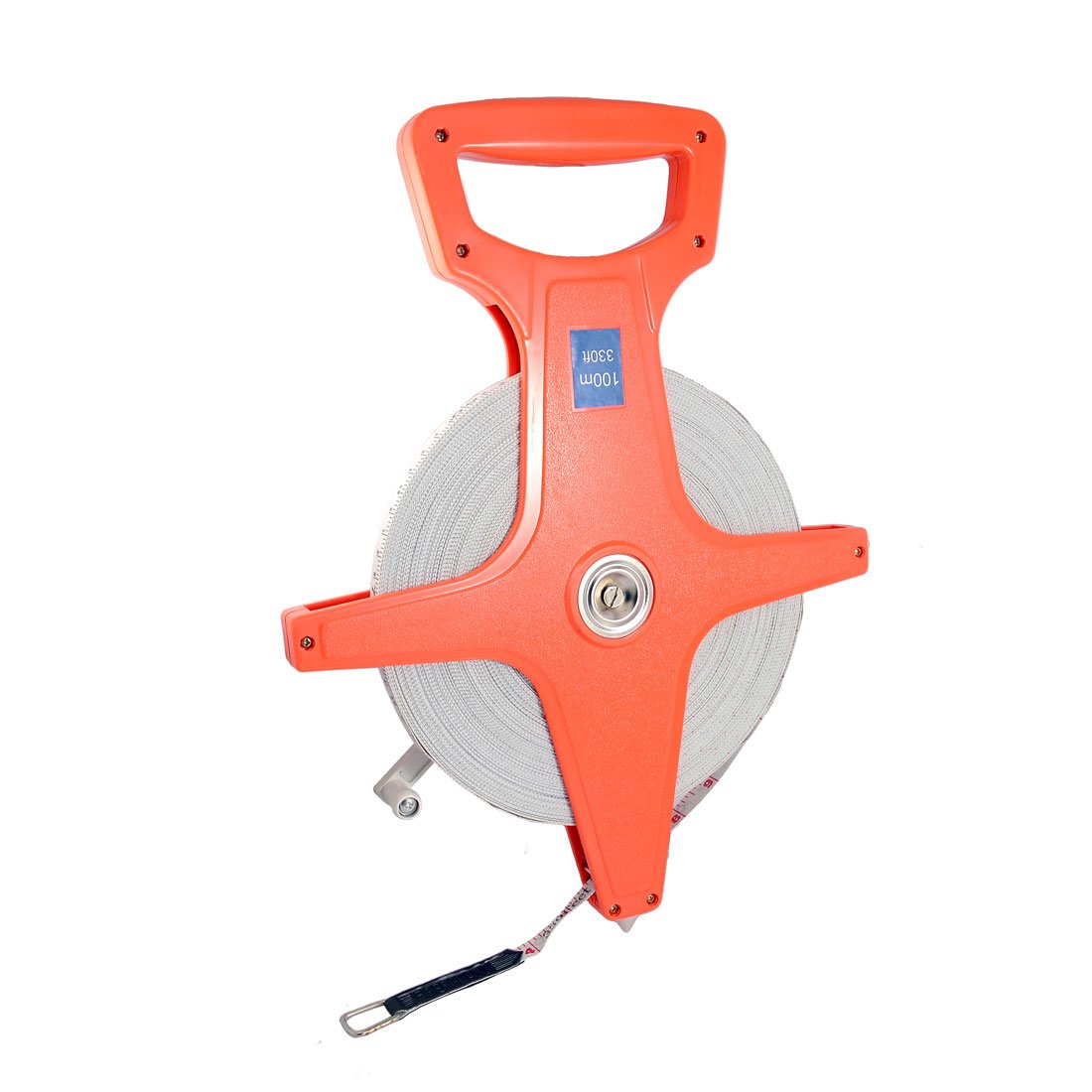 Aexit Doble Lado 100M 330Ft 3937 Pulgadas Fibra De Vidrio Cinta Métrica Naranja Rojo (4c1f0446238bc2a893370a5ae8f307fd)