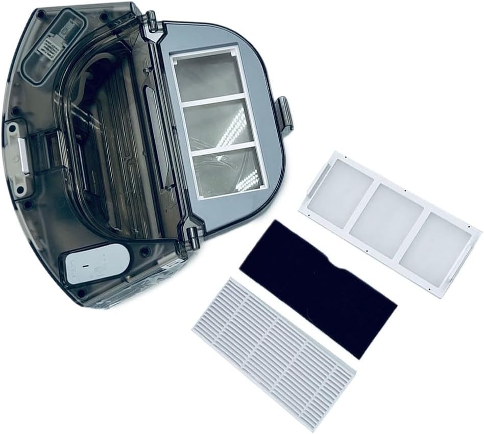 2 in 1 Tank Dustbin R1 R1 S1 Robot Vacuum, Large Capacity Mop Box with Filter, Dual Function Sweeping Mopping Accessory