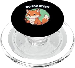Funny Sarcastic Quote for Humor Lovers No Fox Given PopSockets PopGrip for MagSafe