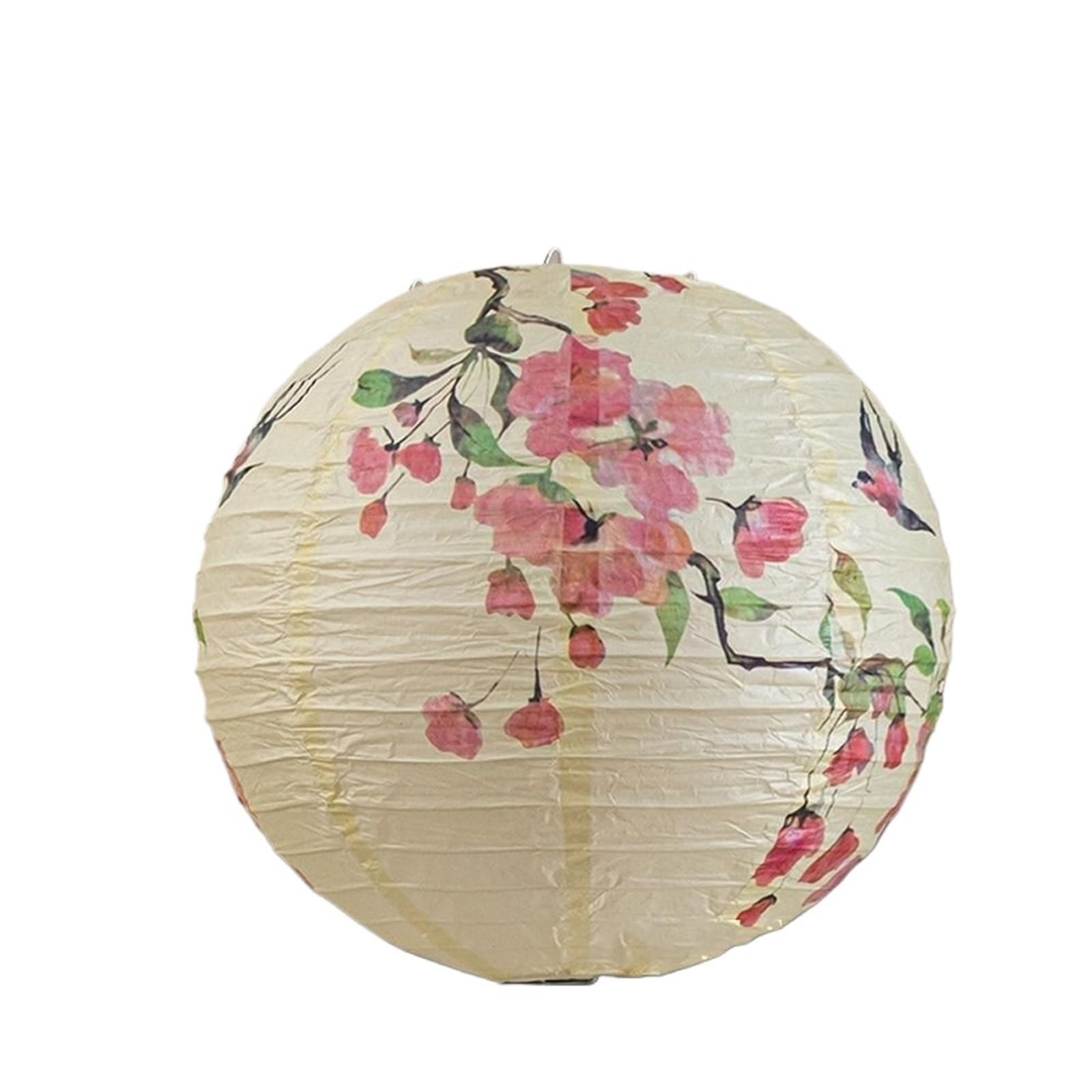 10Pcs Lantern Hanging Portable Festival Antique Good Luck Traditional Round Paper for Party(Color 12)