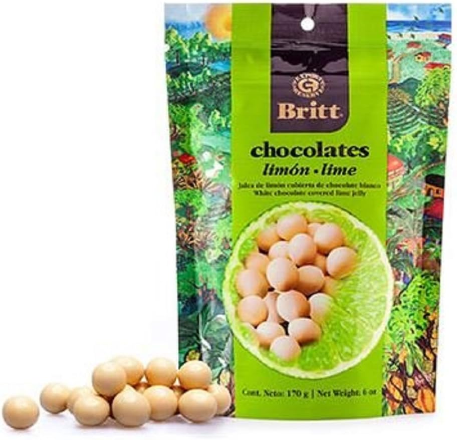 White Chocolate Covered Lime jelly from Costa Rica, 6 oz