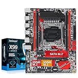 MACHINIST X99 Motherboard LGA 2011-3 with Dual M.2 NVME Slot Support Four Channel DDR4 ECC RAM XEON E5 V3 V4 X99-RS9