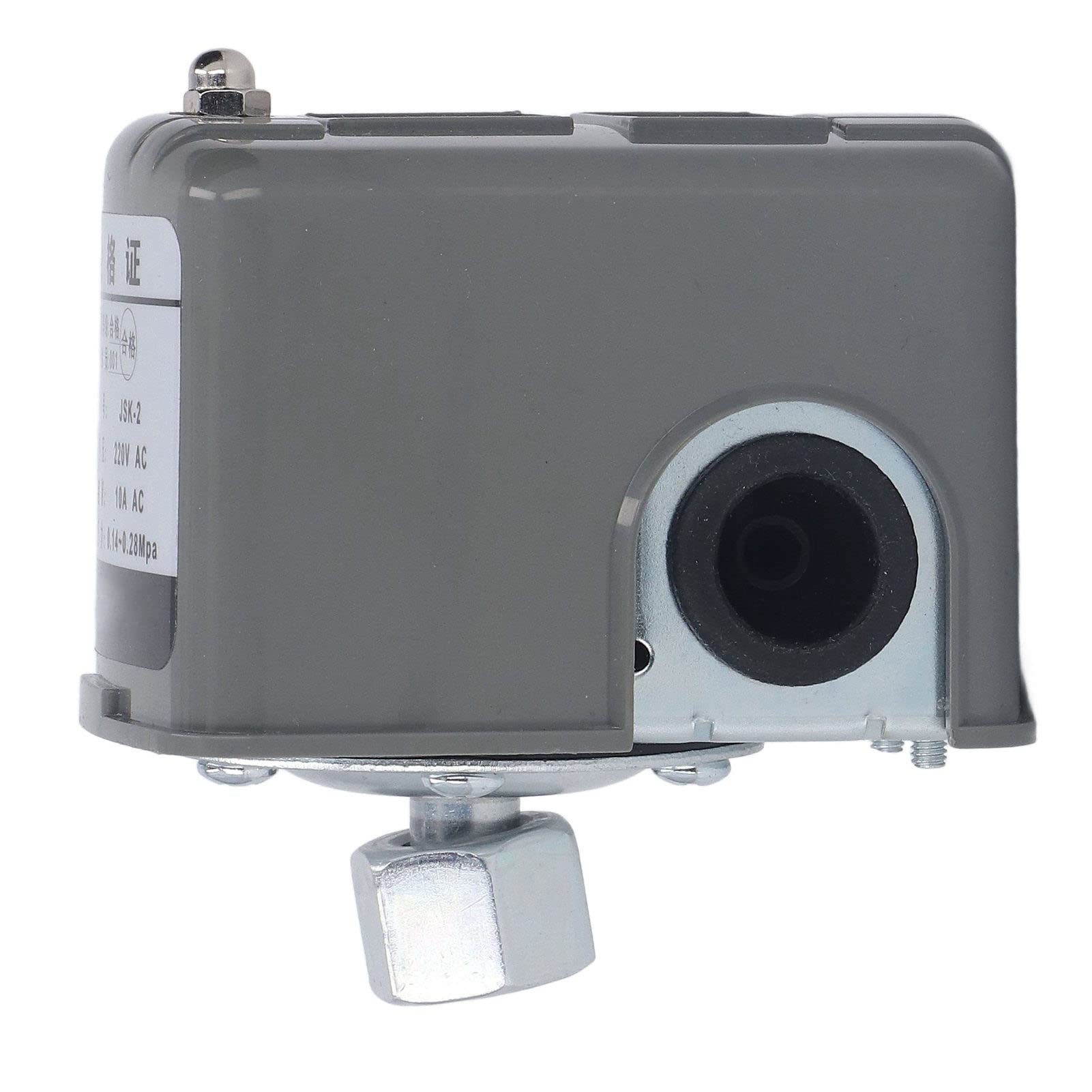 Omabeta Presostato de agua, 220VAC ajustable bomba de pozo de presión protector de alta resistencia 3/8in NPT rosca hembra estable 0. 14 0. 28Mpa para el hogar