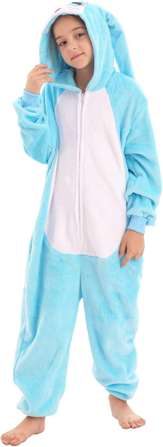 Animal Onesie Costume for Kids Halloween Costumes for Girls Boys Cosplay Outfit Rabbit Bunny - Image 4