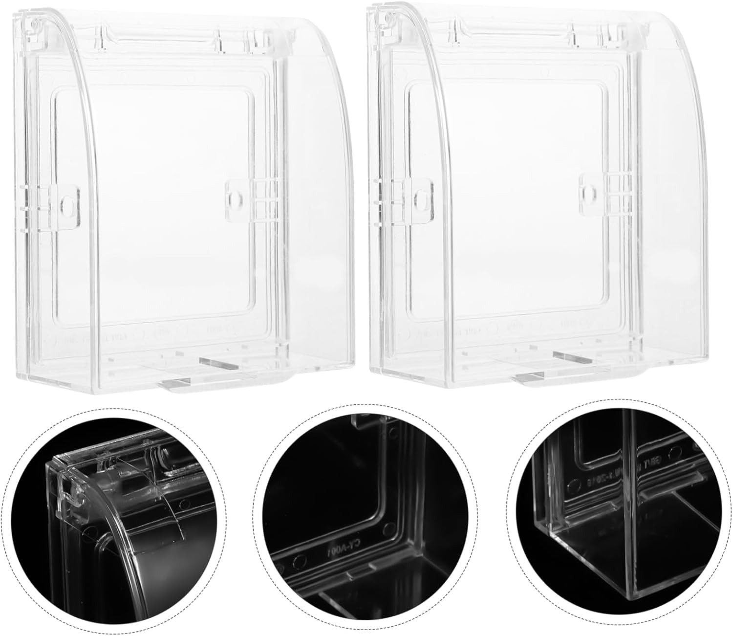 10pcs Wall Socket Covers Babyproof Outlet Protectors for Boys and Girls Safety Switch Plate