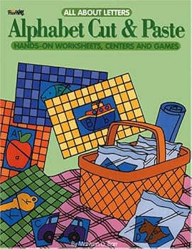 Paperback Alphabet Cut & Paste (All About Letters, Cut & Paste) Book