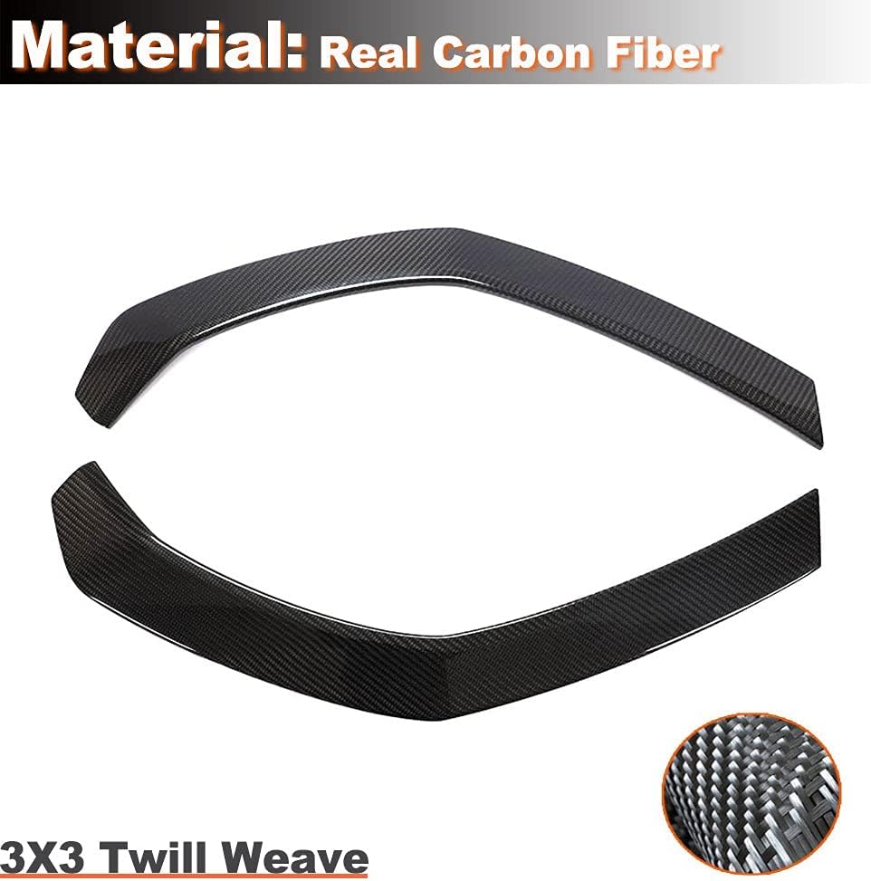 MCARCAR KIT Real Carbon Fiber Side Wheel Arch Flares Fit for Lamborghini Urus Sport Utility 4-Door 2018-2021 Car Fender Flares Arches Wheel Eyelid Eyebrow Factory Outlet (6PCS)