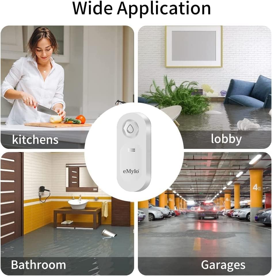 eMylo EMAC805 Water Leak Detector wide application areas