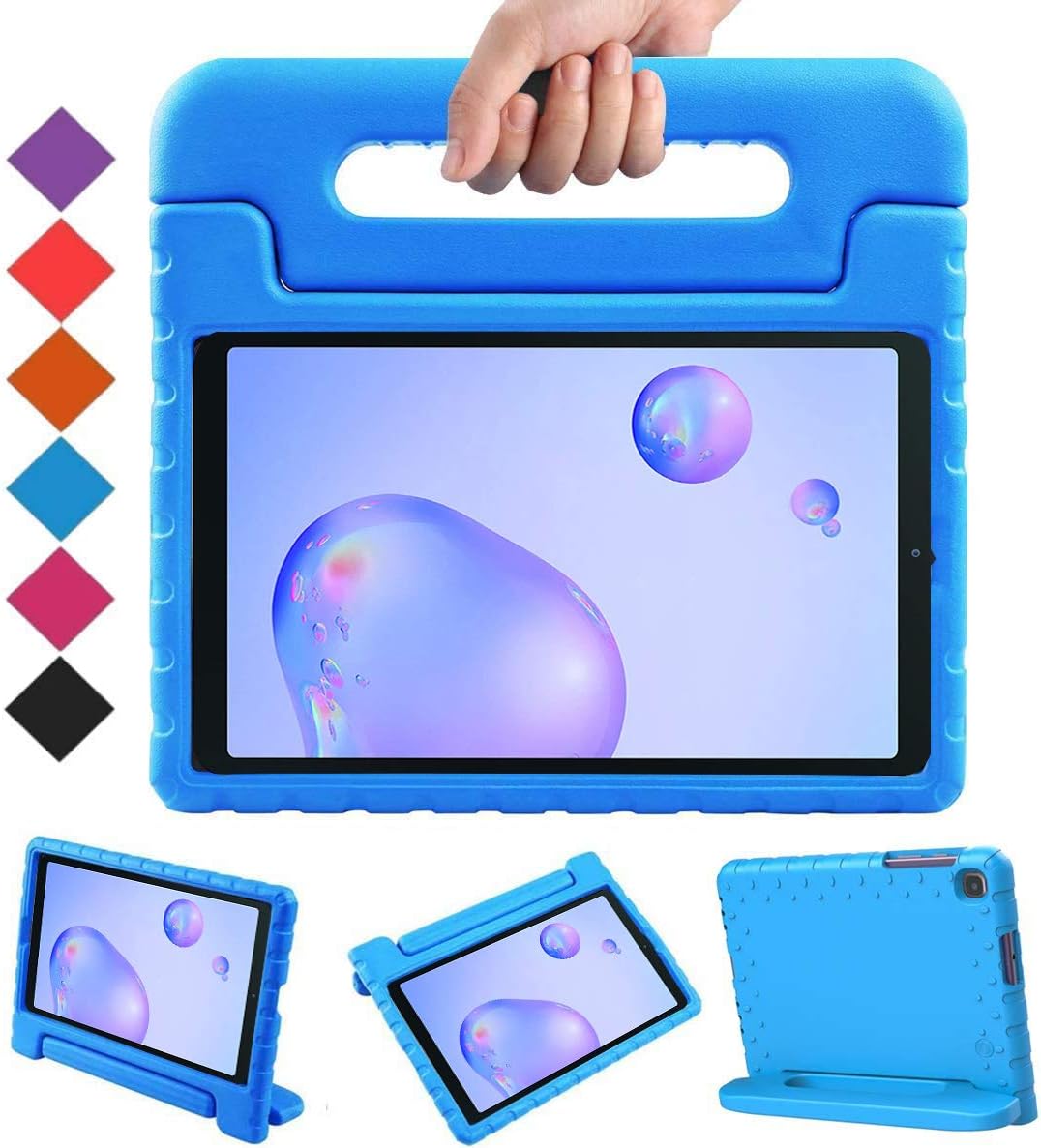 BMOUO Kids Case for Samsung Galaxy Tab A 8.4 2020 SM-T307, Galaxy Tab A 8.4 Case, Shockproof Light Weight Protective Handle Stand Kids Friendly Case for Samsung Galaxy Tab A 8.4 2020 - Blue