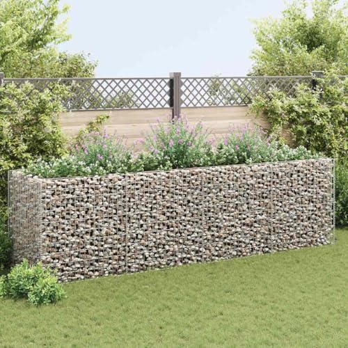 Lit surélevé à gabion stable et durable avec sa grille soudée