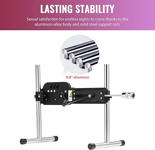 Miniatura 6 de SENSUA Máquina sexual con consolador de empuje con control remoto, ametralladora automática de empuje para masaje sexual anal vaginal, juguete