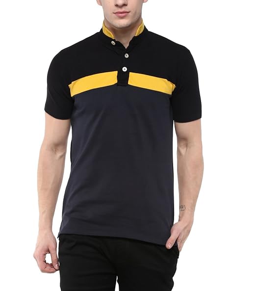 Chinese Collar T-Shirt at Amazon 