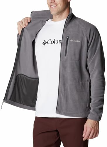 Image of Columbia Men Fast Trek II Fleece Hiking and Trekking Jacket| Standard Length