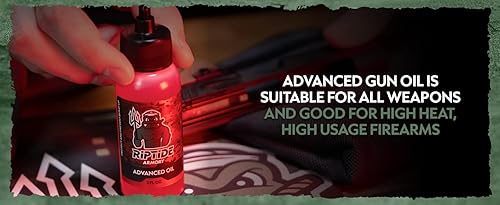 Miniatura 8 de Riptide Armory Advanced - Aceite para pistola  Protección y lubricación de grafeno de larga duración  Protege y previene la acumulación  Seguro en