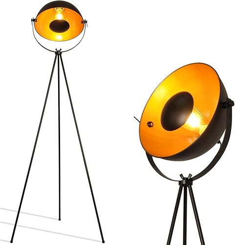 Miniatura 7 de Moderno trípode industrial LED satélite lámpara de mesa de pie Luz de escritorio de lectura ajustable vintage Deco Medios de cine náutico elegante