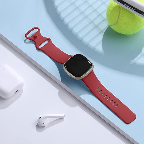 Vista 41 de Odbeai Compatible con correas Fitbit Sense y Sense2/Versa 3 y 4 bandas para mujeres y hombres, correa deportiva de repuesto suave, accesorios