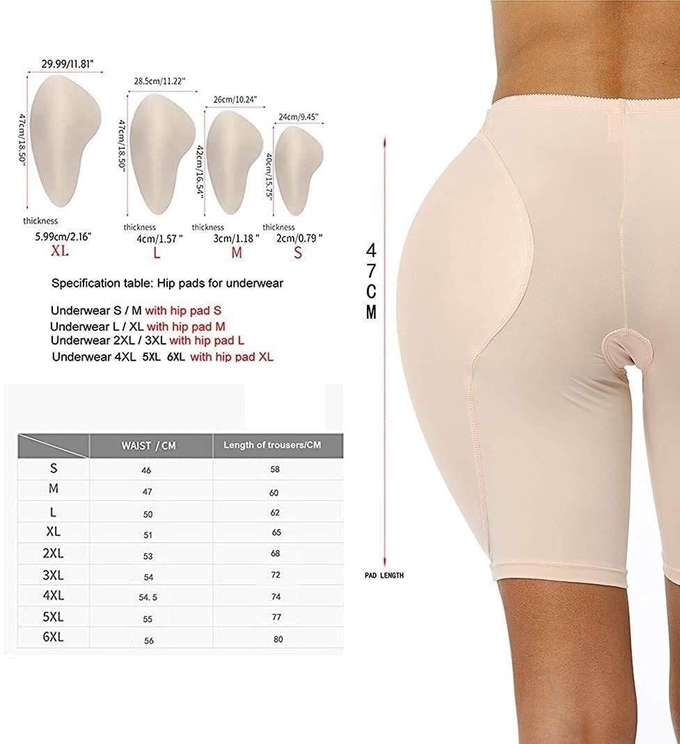 Spodnie odchudzające do tyłek - Crossdressing - Crossdressing - Trymer uda Kształtowanie Knickers Hip Enhancer Wyściełane Oddychające BOYSHORTS