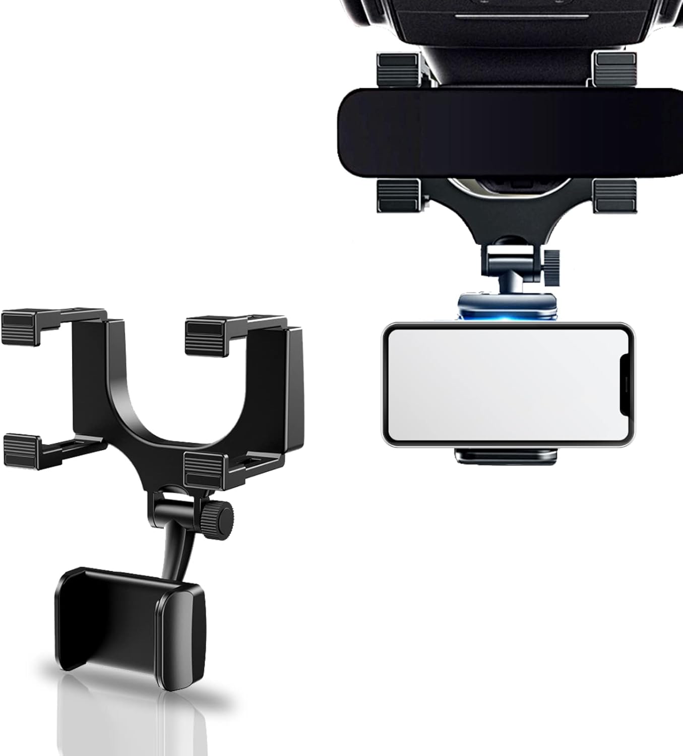 Ajxn Rear View Mirror Phone Holder Mount, Car Phone Mount