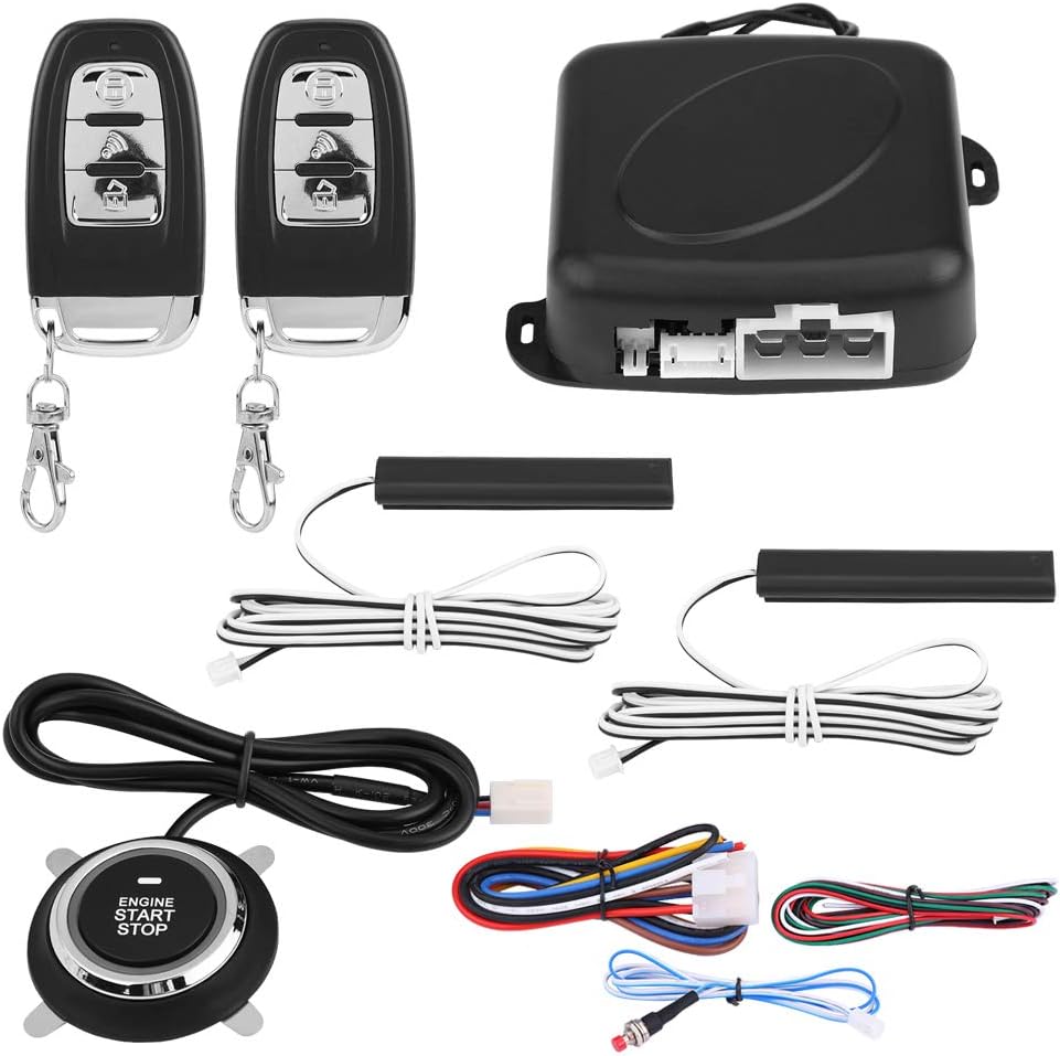 Alarma Coche 12v Con Botón De Encendido Universal | Cuotas Sin Interés