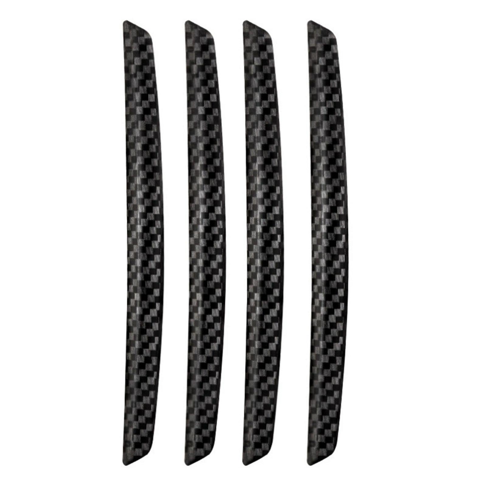 4pcs Car Door Edge Protector,Car Universal Carbon Fiber Door Guard, Car Door Protectors Edge Guards,Car Door Anti-Collision Strip,Car Door Protectors Bump Guards for All Car and Truck Doors