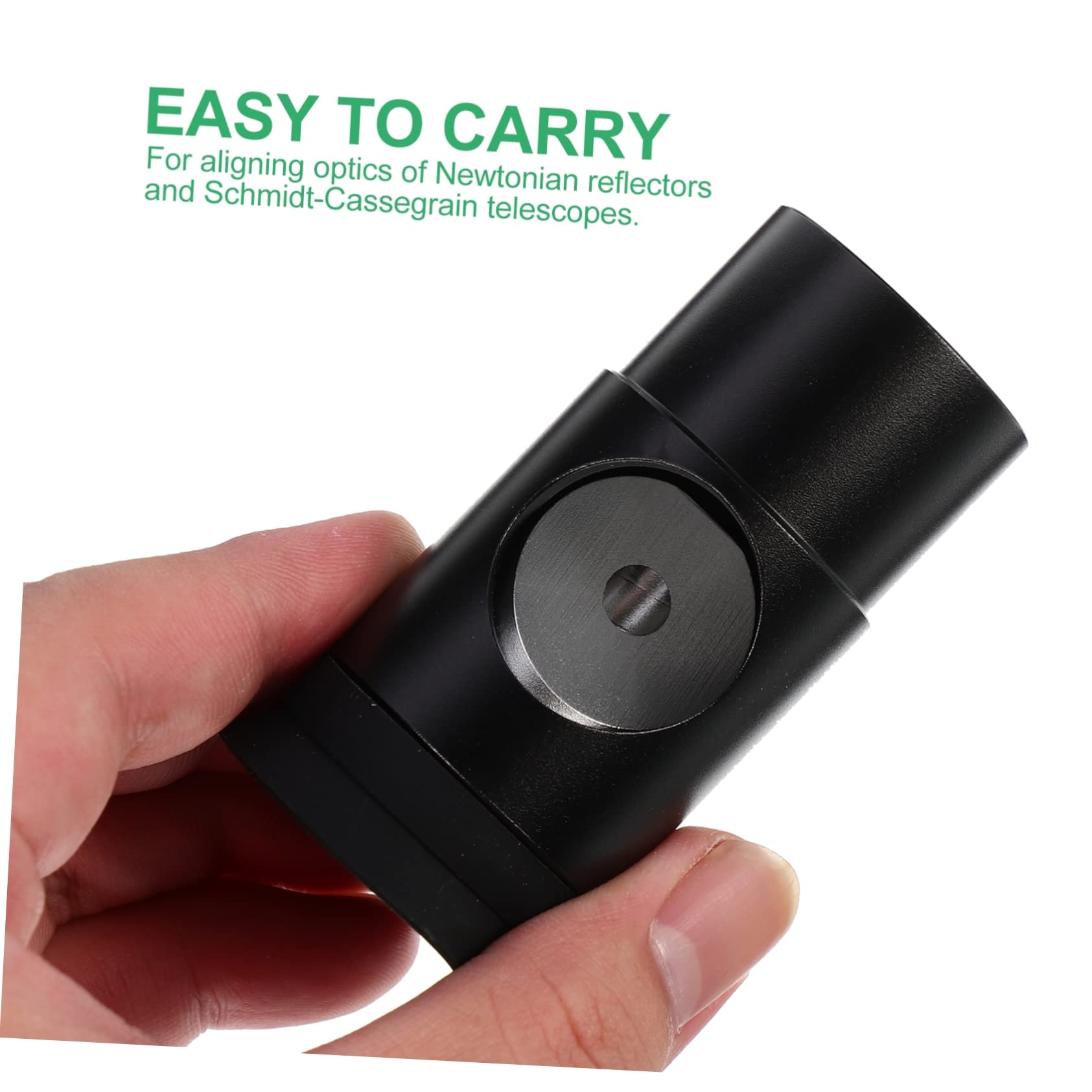 HOMSFOU Optical Axis Collimator Collimating Eyepiece Astronomical Telescope Accessories Newtonian Eyepiece Telescopes Telescopr Low Power Eyepiece Telescope Eyepiece Aluminum Alloy Black