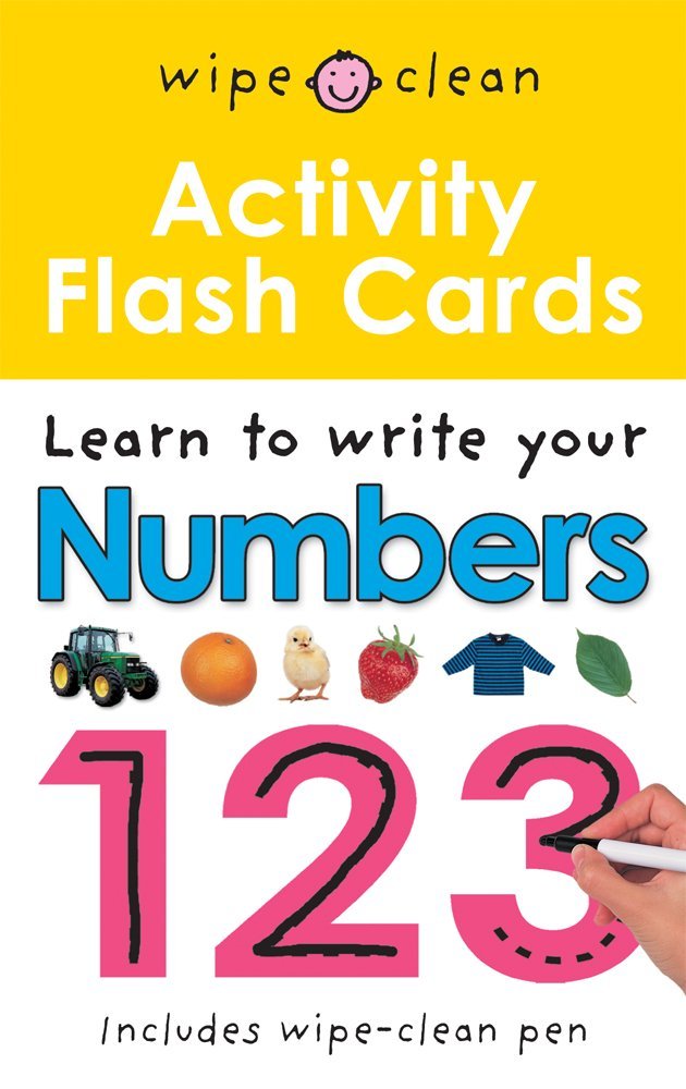 Numbers 123 Flashcards: Wipe Clean Activity Flashcards