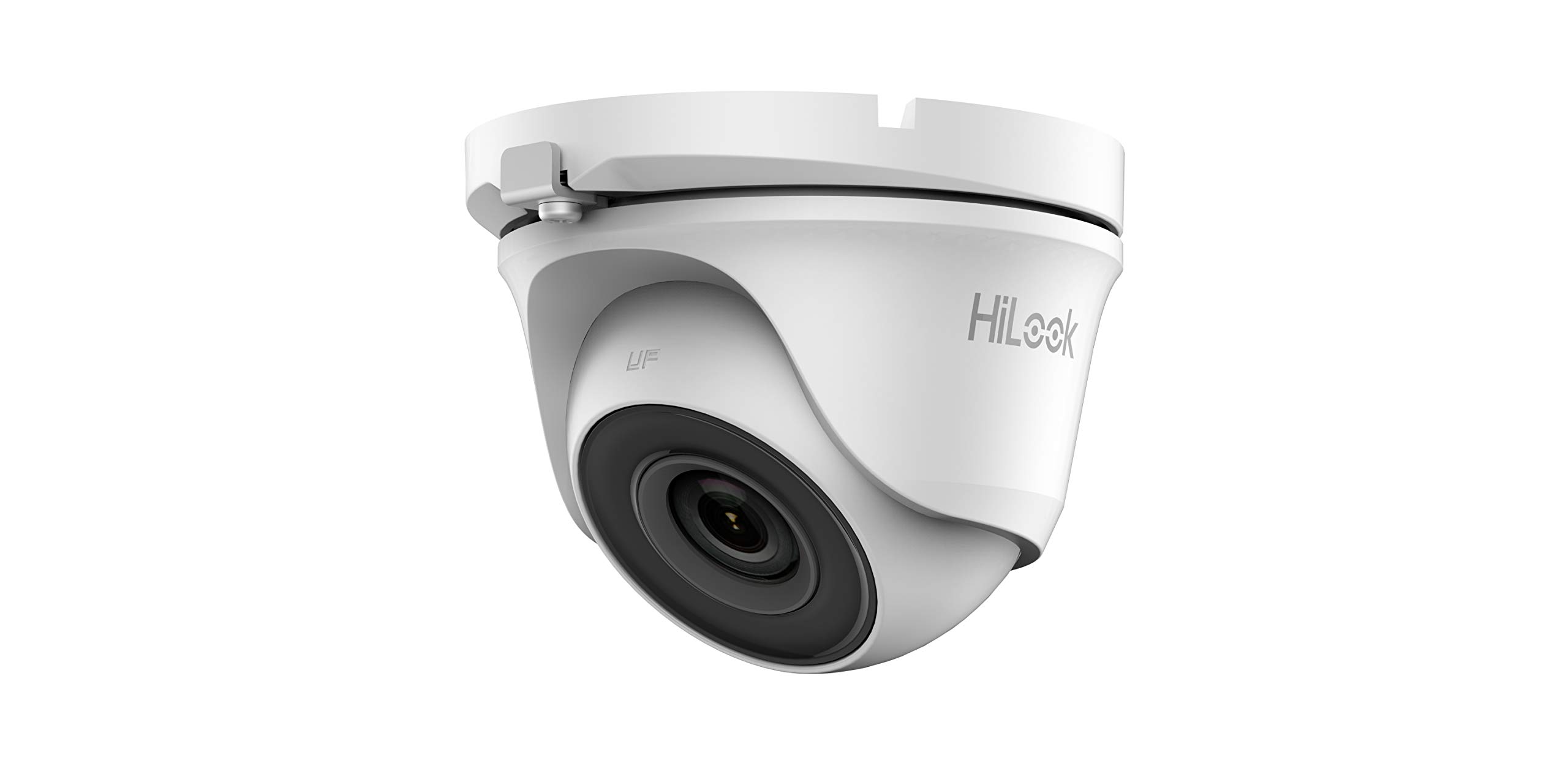 Hilook By Hikvision THC-T120-MC 2.8mm Lens 2MP HD 1080P Turbo 20m EXIR Turret Indoor/Outdoor 4-in-1 Camera IP66 Metal Body – White
